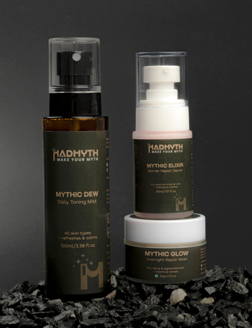 Mythic Dry & Aging Skin Ritual | Hydrating Mist + Repair Serum + Overnight Cream(vata ritual)|