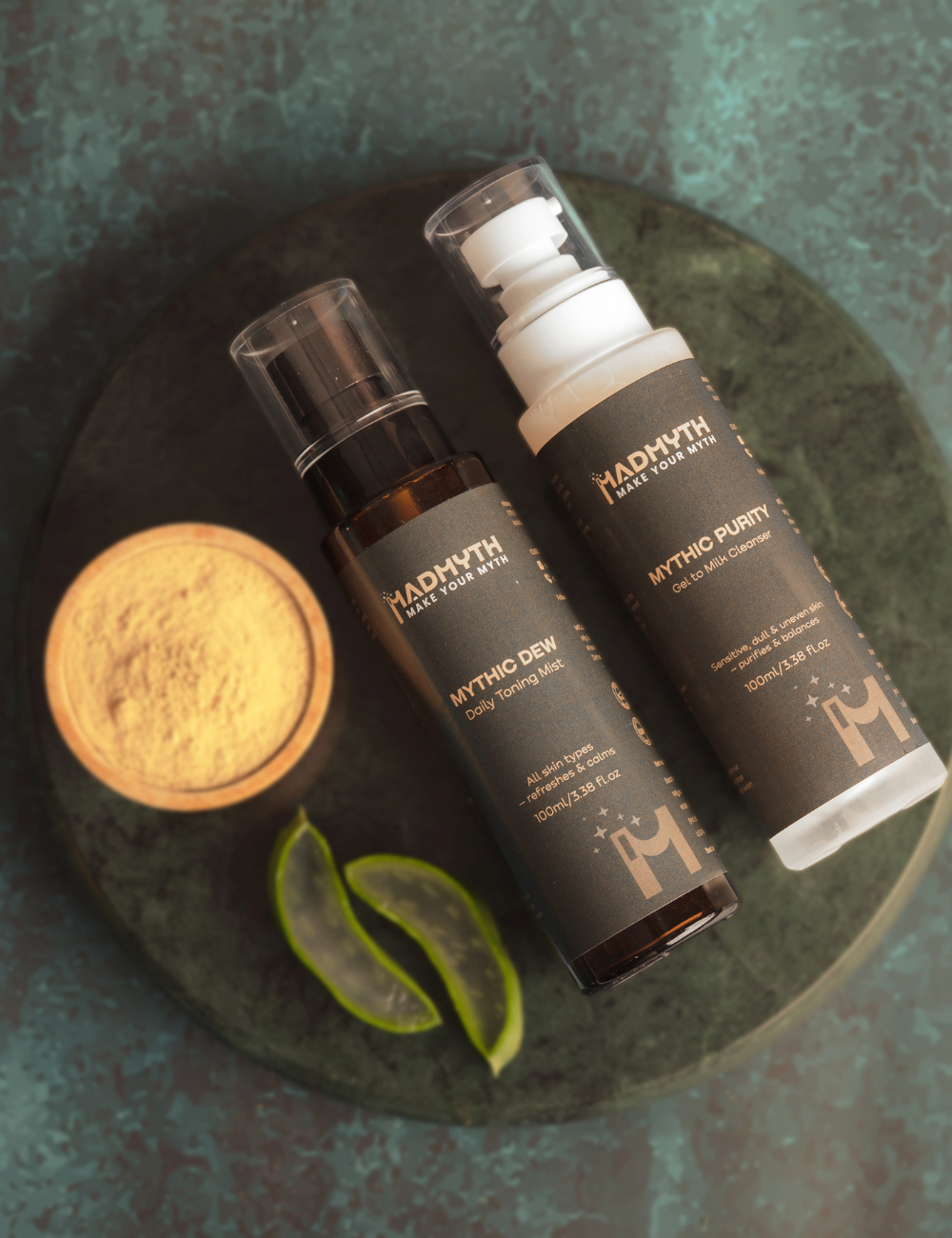 Mythic Oily & Congested Skin Ritual | Purifying Cleanser + Balancing Toning Mist( Kapha ritual)