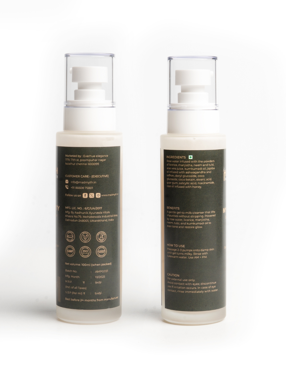 Mythic Purity – Gel-to-Milk Cleanser.