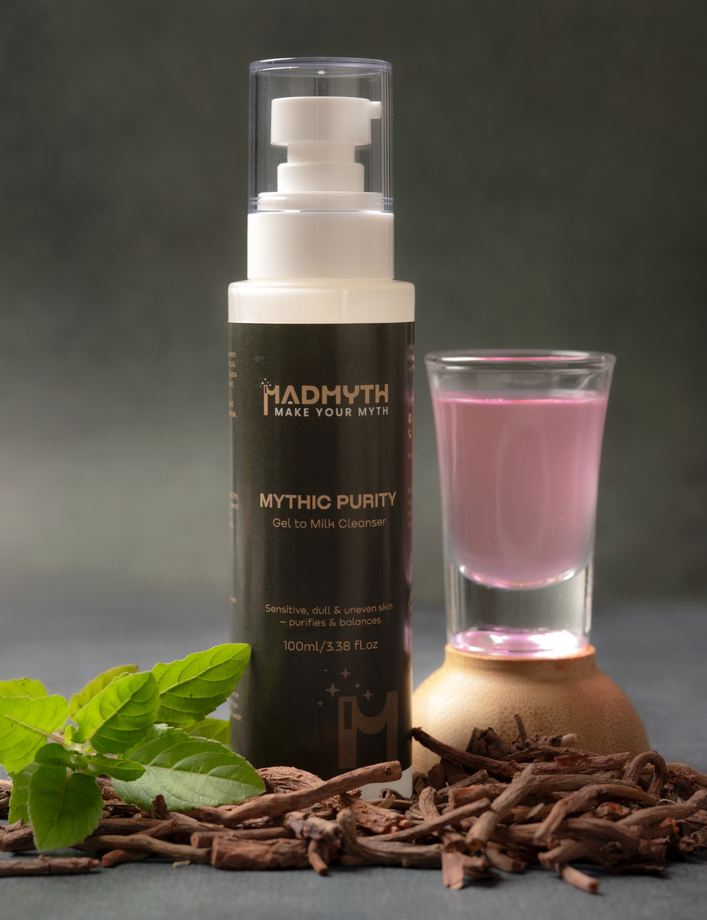 Mythic Purity – Gel-to-Milk Cleanser.
